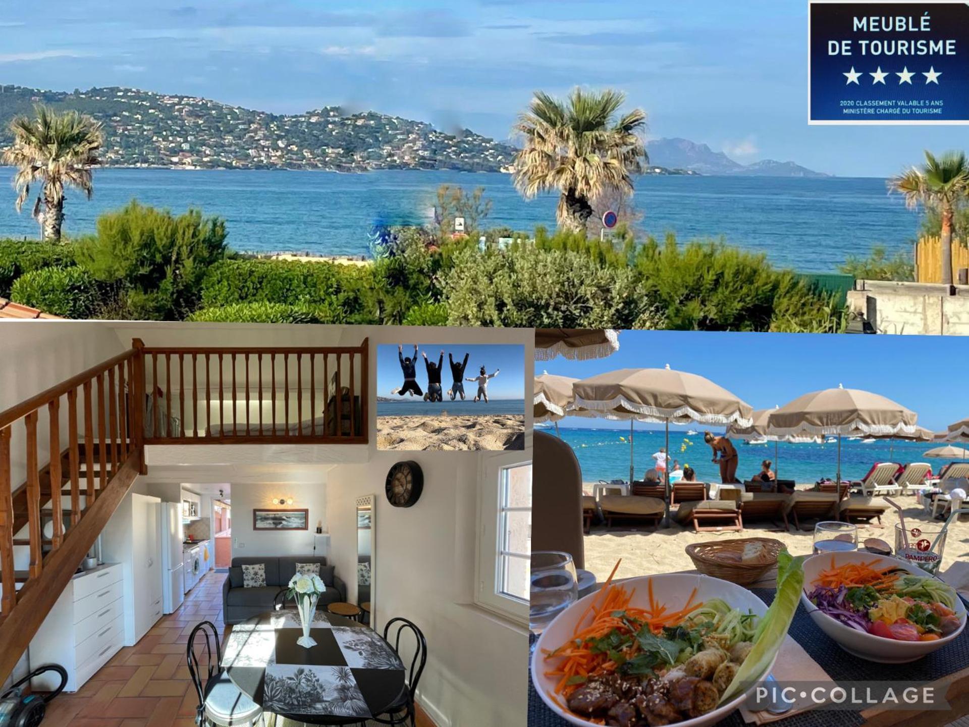 Sainte Maxime France 4 Etoiles Front De Mer Plage De La Nartelle Exterior foto